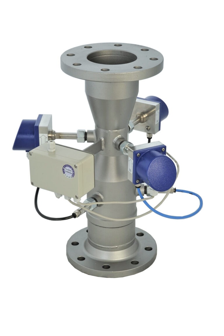 Abgasmengenmessung am Motorprüfstand / exhaust gas flow meter