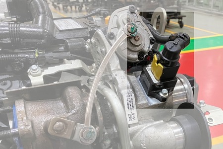 Motor mit TFI-Sensor