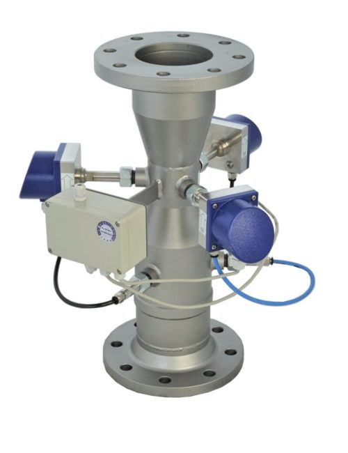 Abgasmengenmessung am Motorprüfstand / exhaust gas flow meter